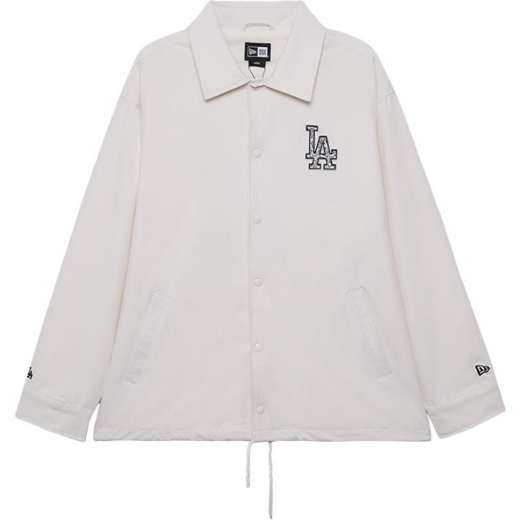 Order ニューエラ FW24 ポーセリン MLB ドジャース ホワイト 刺繍入りジャケット ユニセックス 14385265