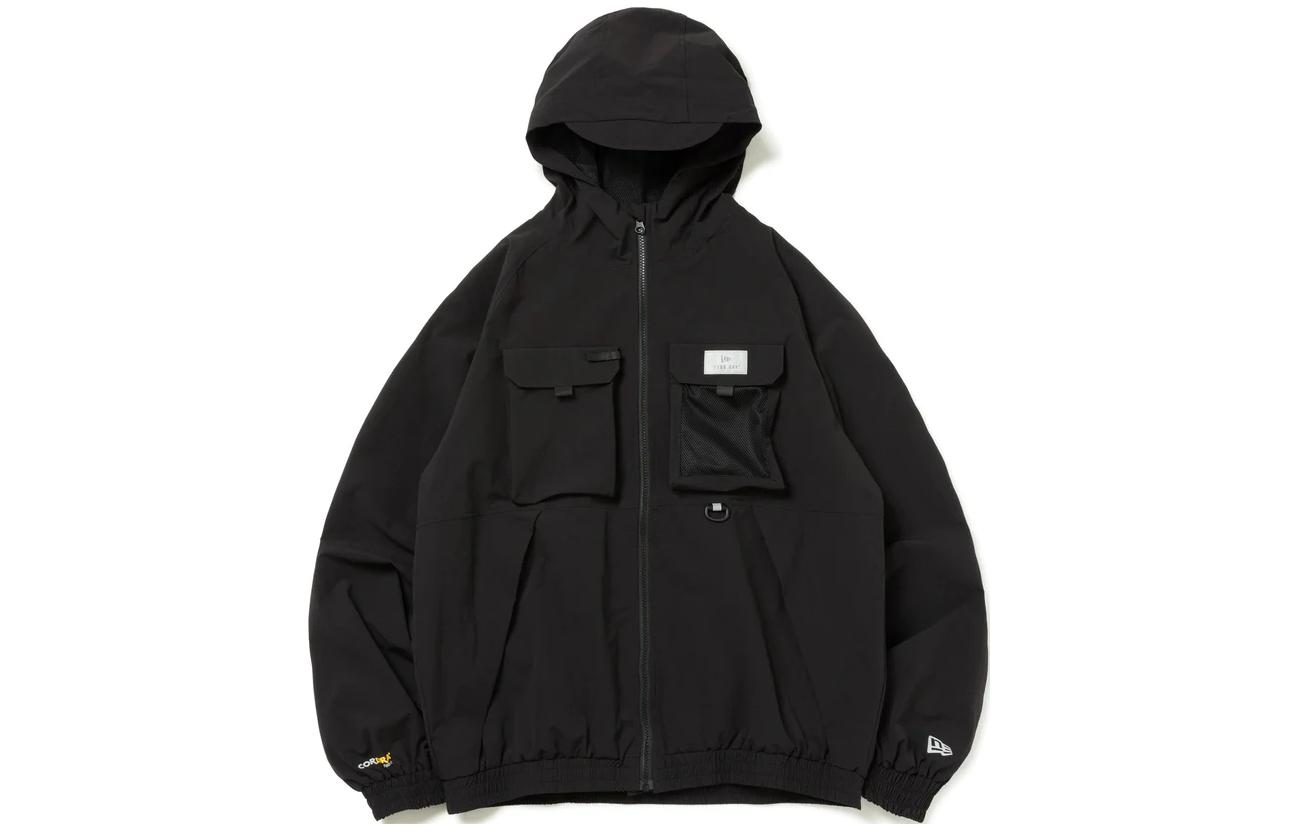 New Era FW25 Angler Full-Zip Hoodie Jacket Unisex Black 14116999