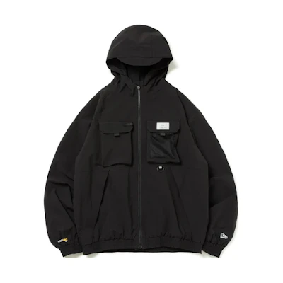 New Era FW25 Angler Full-Zip Hoodie Jacket Unisex Black 14116999