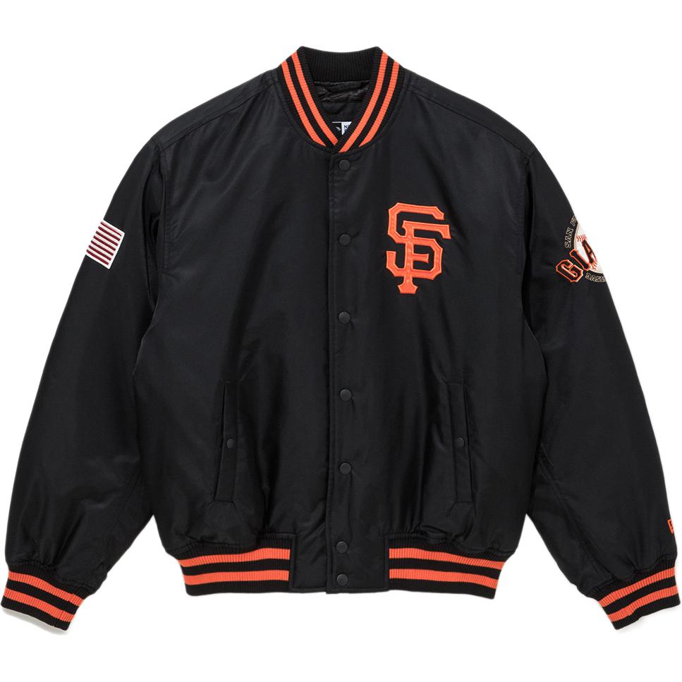 New Era FW25 MLB Authentic SF Giants Stadium Jacket Unisex Casual Long Sleeve. 14742059