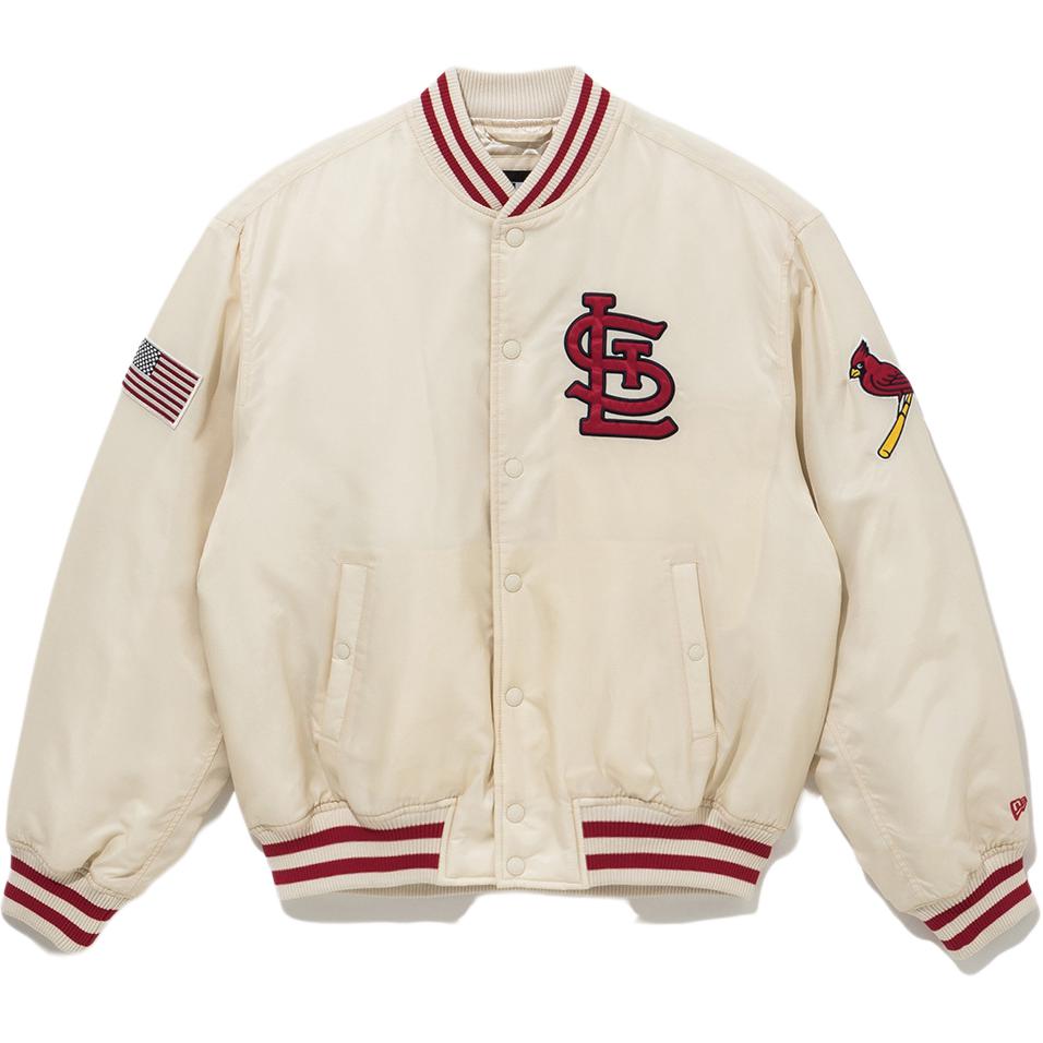 New Era FW25 MLB Authentic St. Louis Cardinals Stadium Jacket Unisex Casual. 14742057