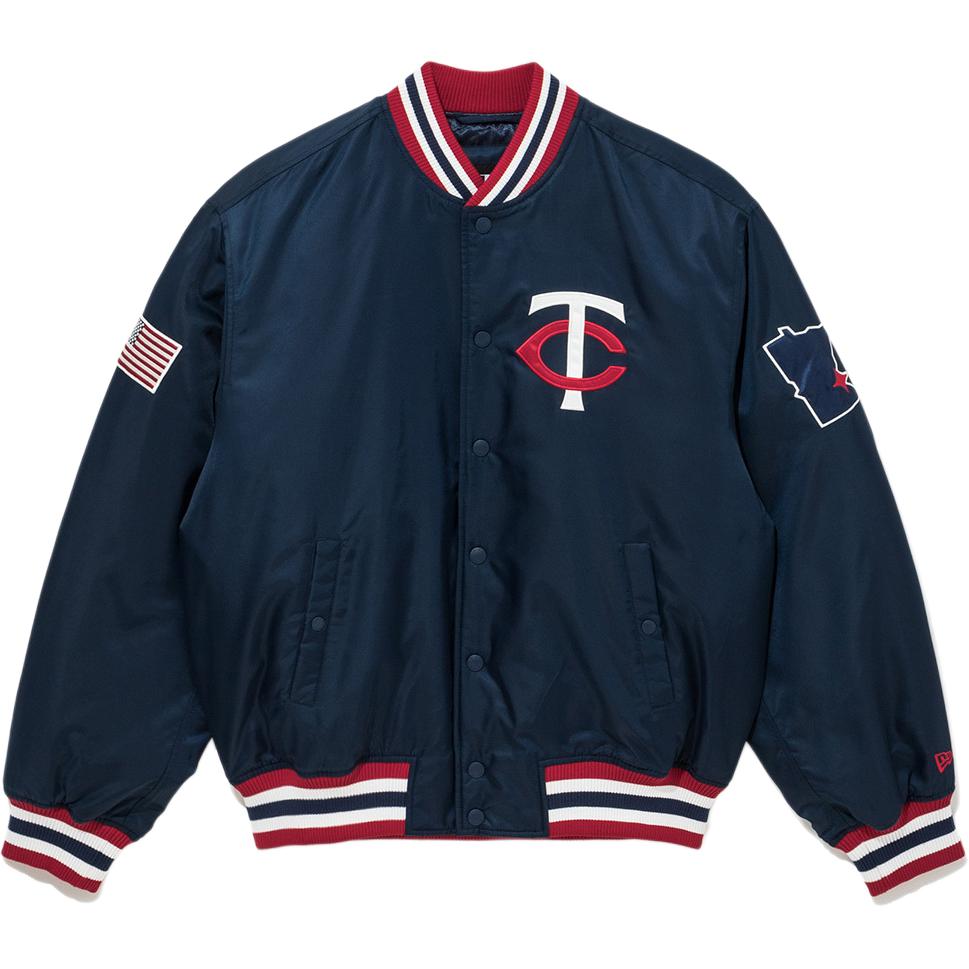 New Era FW25 MLB Authentic Stadium Jacket Minnesota Twins Casual Unisex Short Coat 14742066