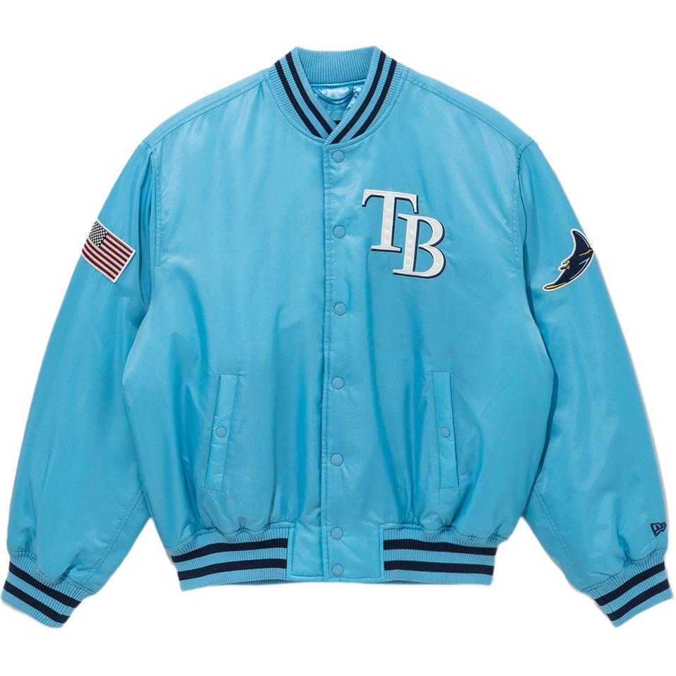 New Era FW25 MLB Authentic Tampa Bay Rays Stadium Jacket Unisex Casual Korean Style 14742056