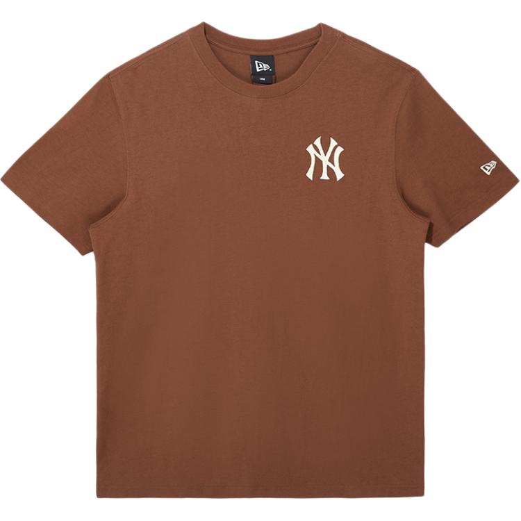 New Era FW25 MLB New York Yankees Letter Crewneck T-Shirt Unisex. 14701231