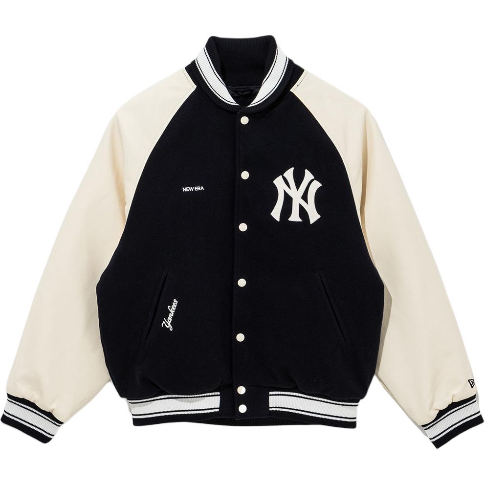 New Era FW25 MLB New York Yankees Raglan Baseball Jacket Unisex Korean Style 14742022
