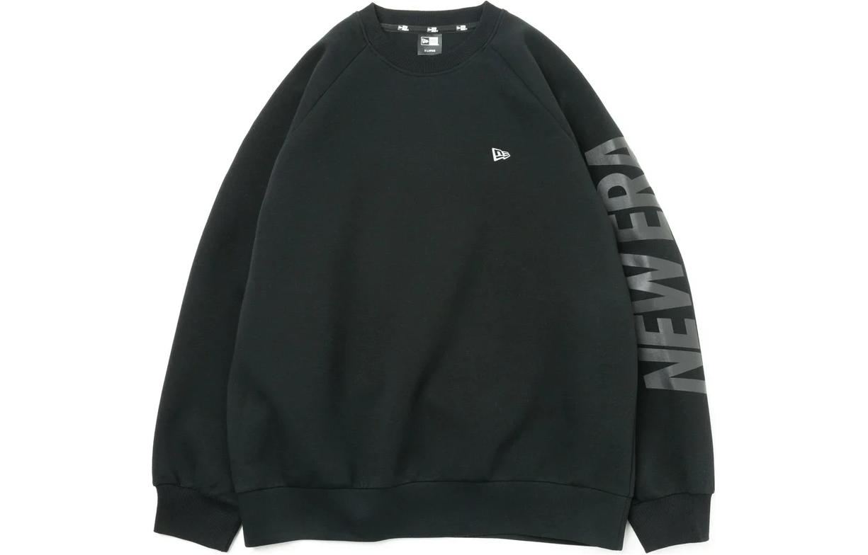 New Era Graphic Crewneck Sweatshirt Unisex Black 12889363