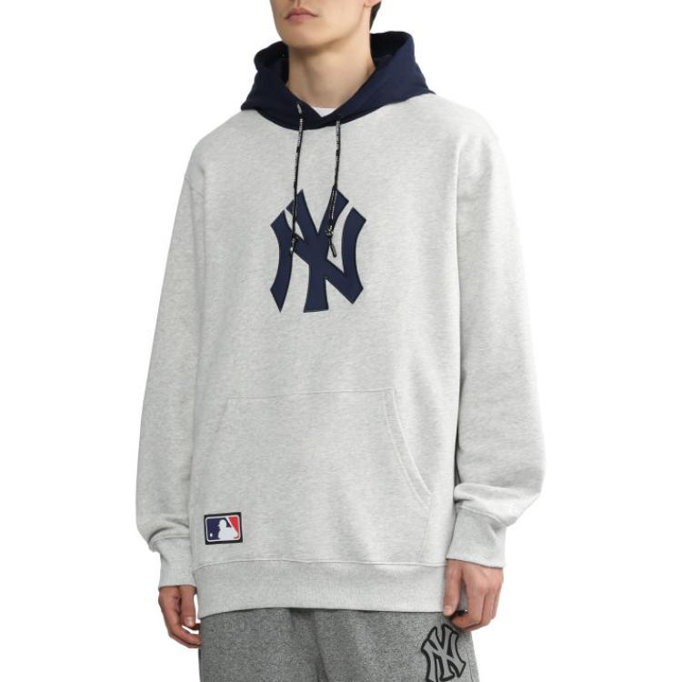 New Era Graphic Print Pullover Hoodie Light Gray Long Sleeve NERSWM00079XLGY2 圖 5