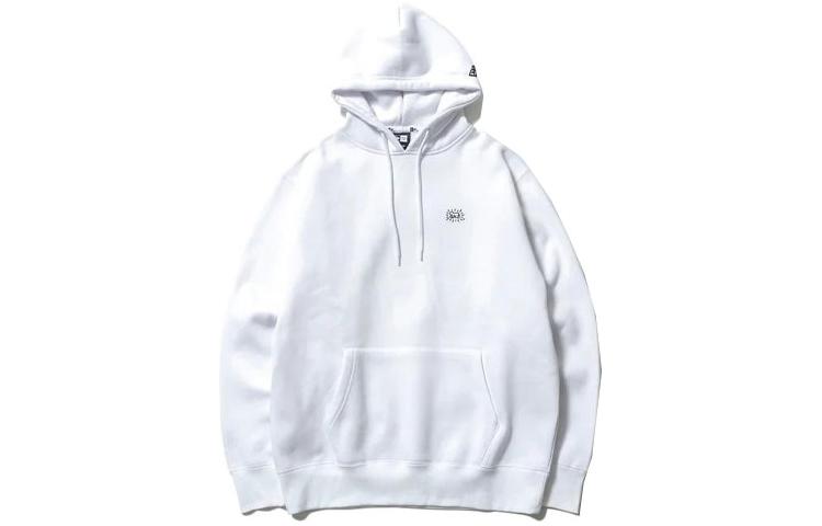 New Era Graphic Print Pullover Hoodie Unisex White 12550924