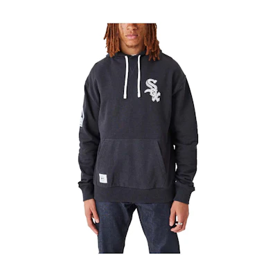 New Era Gray Hoodie with Letter Logo Print 60332234