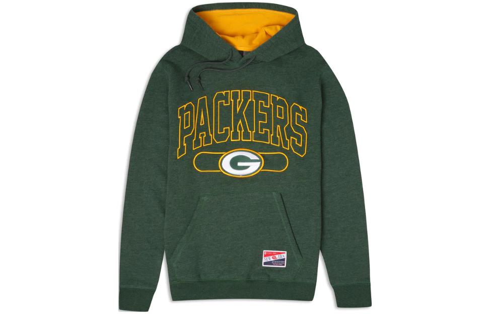 New Era Green Hoodie with Embroidered Lettering 60409428