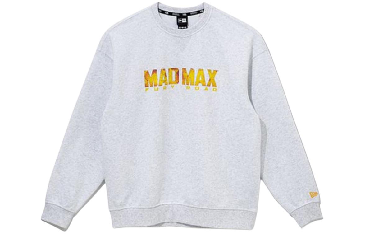 New Era Grey Crewneck Logo Sweatshirt Long Sleeve Regular Fit 13697626