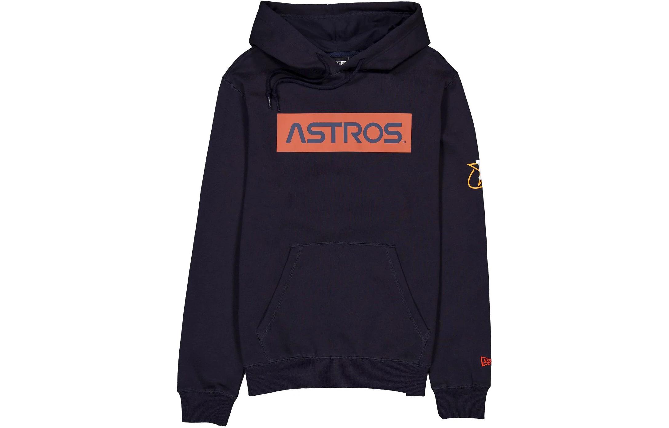 New Era Houston Astros Logo Hoodie Navy Unisex 60357261
