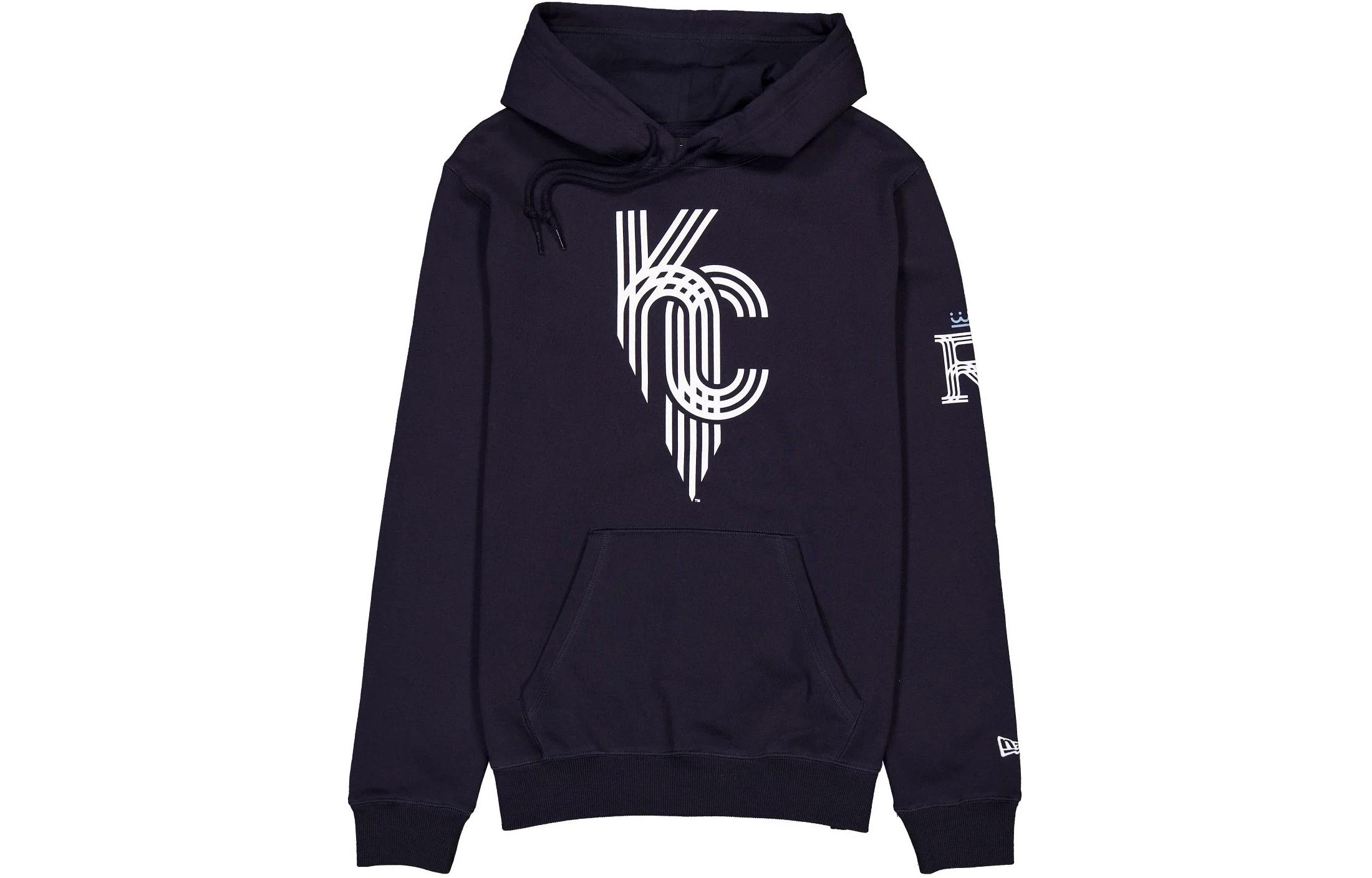 New Era Kansas City Royals Logo Hoodie Navy Unisex Long Sleeve Pullover 60357258