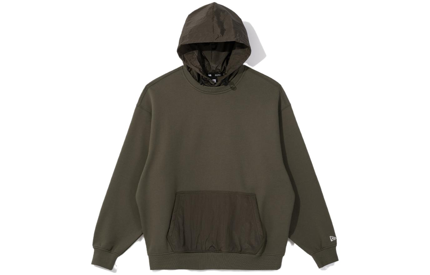 New Era Knitted Loose Fit Hoodie Unisex Green 13781076