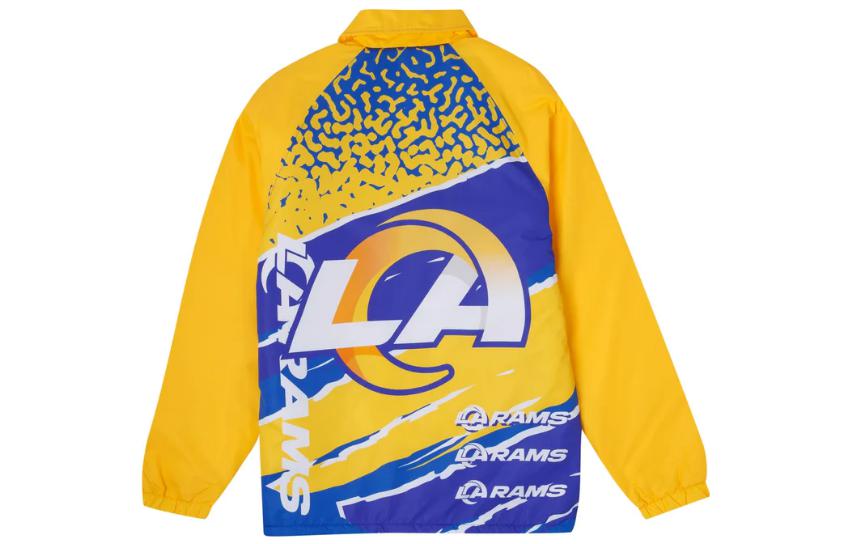 New Era Lemon Yellow Letter Print Long-Sleeve Polo Jacket 60408825
