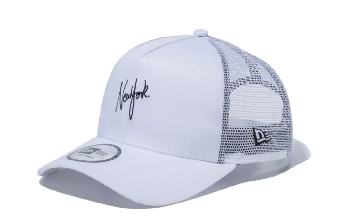 New Era Letter Embellished Unisex Cap - White 12728479