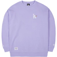 New Era Letter Embroidery Pullover Sweatshirt Unisex Light Purple 13558610 New Era Letter Embroidery Pullover Sweatshirt Unisex Light Purple 13558610