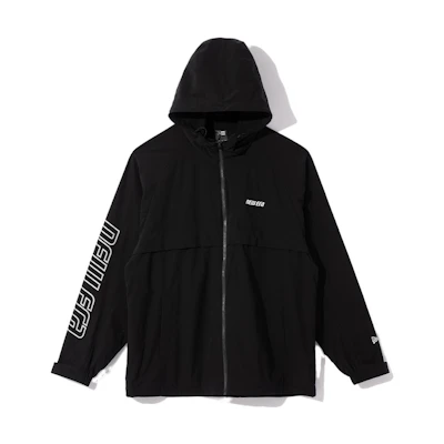New Era Letter Graphic Print Hooded Knit Jacket Unisex 13781046