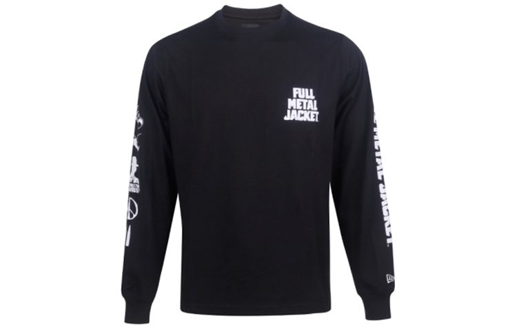 New Era Letter Print Crewneck Long-Sleeve Sweatshirt 12711620