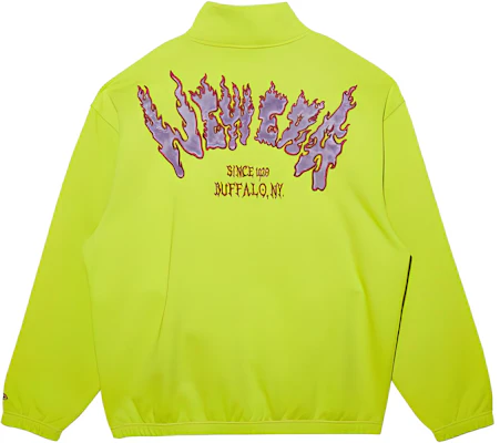 New Era Letter Print Half-Zip High Neck Unisex Sweatshirt Fluorescent Green 13350787 Buy New Era Letter Print Half-Zip High Neck Unisex Sweatshirt Fluorescent Green 13350787