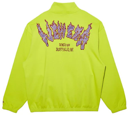 New Era Letter Print Half-Zip High Neck Unisex Sweatshirt Fluorescent Green 13350787 Order New Era Letter Print Half-Zip High Neck Unisex Sweatshirt Fluorescent Green 13350787