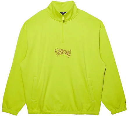New Era Letter Print Half-Zip High Neck Unisex Sweatshirt Fluorescent Green 13350787 Lookbook New Era Letter Print Half-Zip High Neck Unisex Sweatshirt Fluorescent Green 13350787