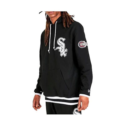 New Era Letter Print Hoodie Apparel Black 13334288-001