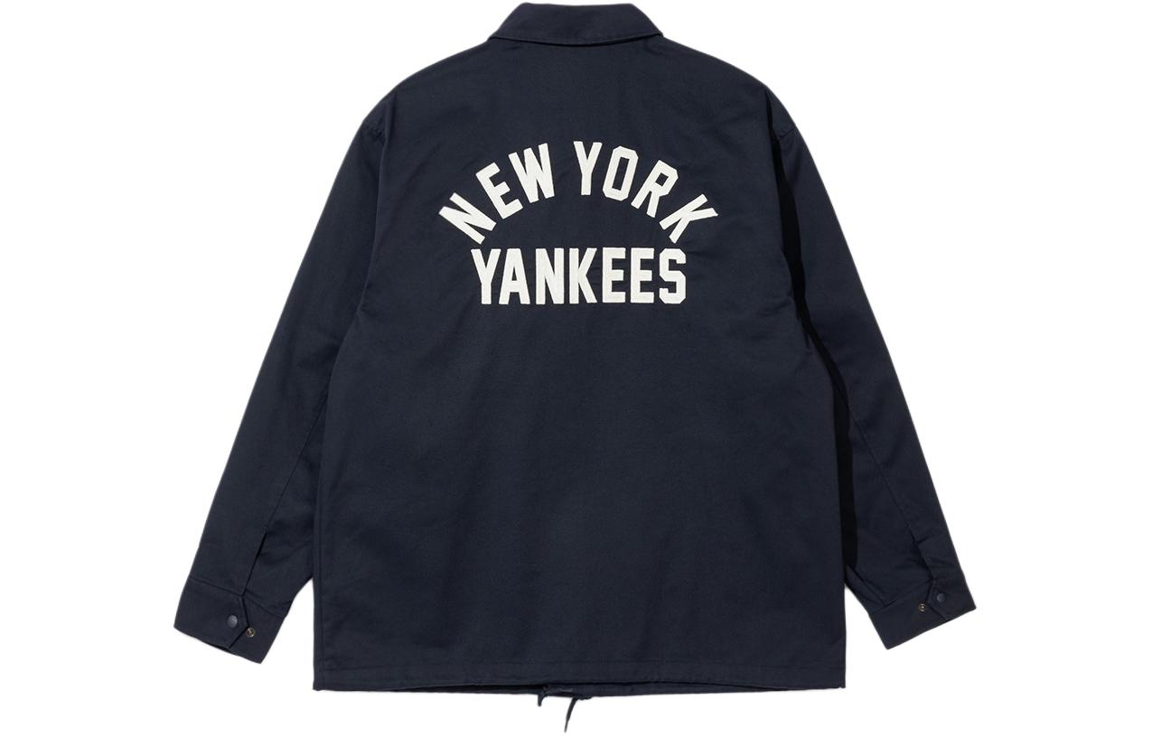 New Era Letter Print Long-Sleeve Polo Jacket Unisex 14179175
