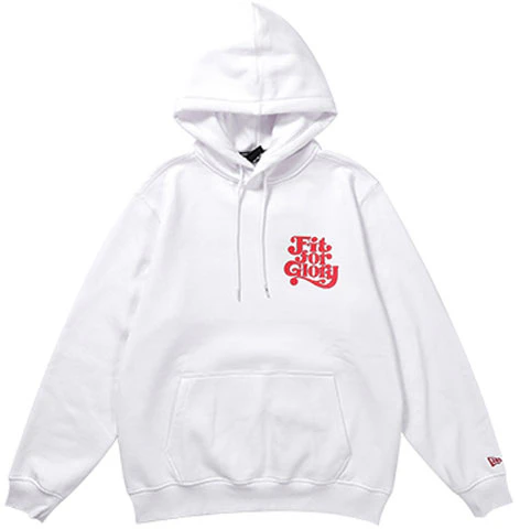 new-era-letter-print-loose-hoodie-unisex-white-12544667