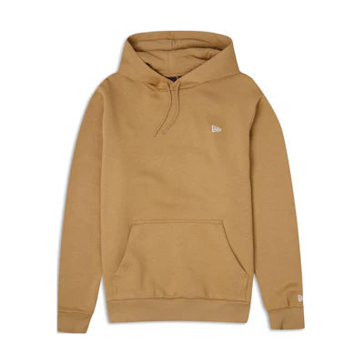 New Era Logo Graphic Plain Hoodie Unisex Khaki Color 60424435