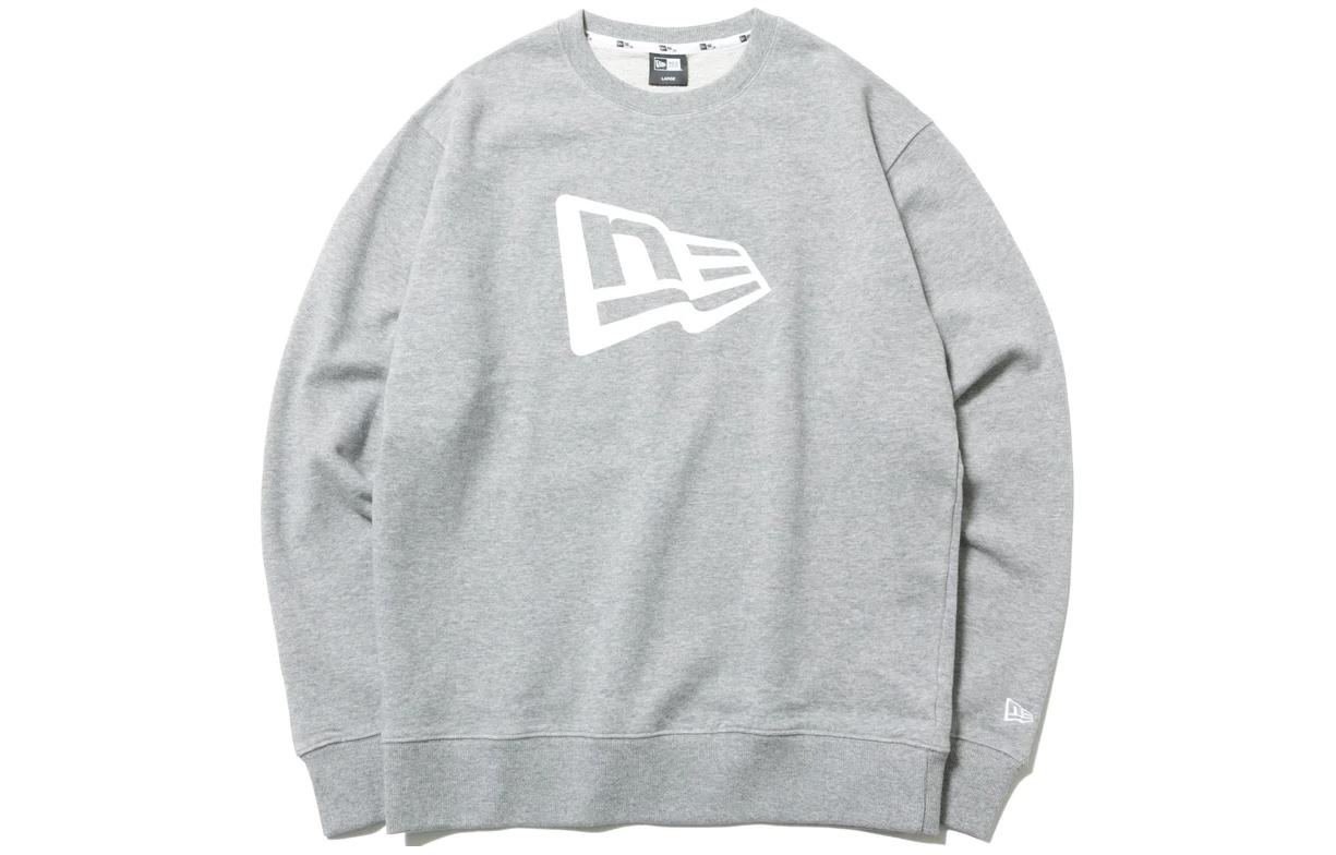 New Era Logo Icon Crewneck Sweatshirt Unisex Grey 12542747