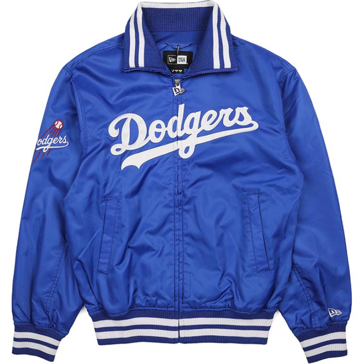 New Era Logo Letter Casual Relaxed Fit Zip Jacket Unisex Royal Blue 12544713