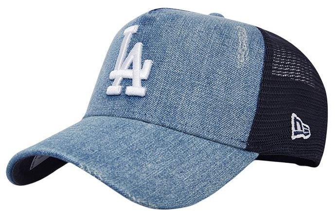 new-era-logo-print-cap-unisex-couples-style-blue-black-14205724