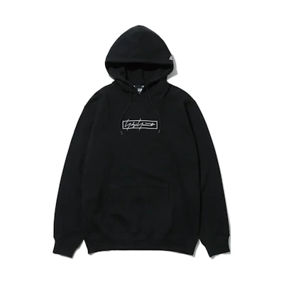 New Era Logo Print Pullover Hoodie Black Long Sleeve 12863225