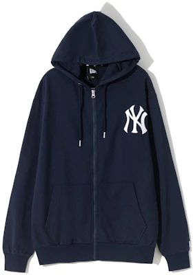 뉴에라 로고 프린트 지퍼 후디 재킷 네이비 블루 12588129 Buy 뉴에라 로고 프린트 지퍼 후디 재킷 네이비 블루 12588129