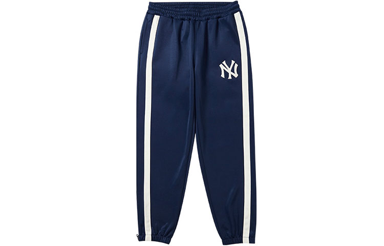 Order New Era Logo Side-Zip Jogger Pants Blue Unisex Fall Casual Wear 12877397