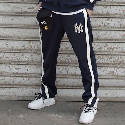 New Era Logo Side-Zip Jogger Pants Blue Unisex Fall Casual Wear 12877397 Shop New Era Logo Side-Zip Jogger Pants Blue Unisex Fall Casual Wear 12877397