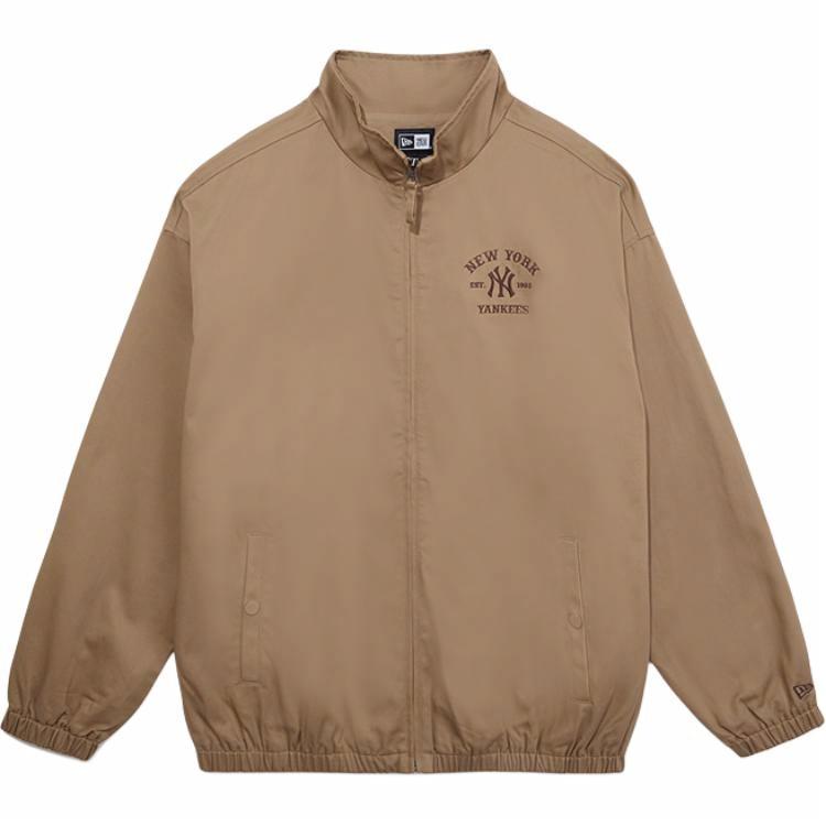 Order ニューエラ ルーズフィット カジュアル レタープリント ユーティリティジャケット ユニセックス カーキ 14529190