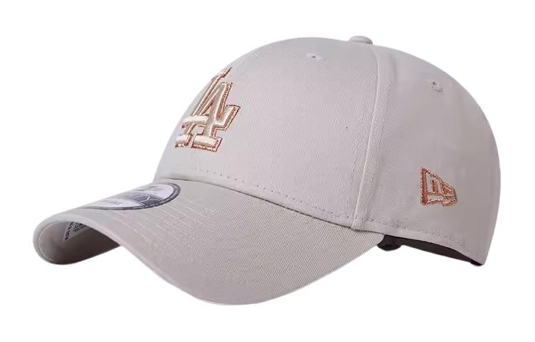 New Era Los Angeles Dodgers Cotton Baseball Cap White Unisex Couples Style 60435145