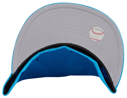 New Era Miami Marlins City Connect Patch Alternate Hat Club Exclusive 59Fifty Fitted Hat Neon Blue Lookbook New Era Miami Marlins City Connect Patch Alternate Hat Club Exclusive 59Fifty Fitted Hat Neon Blue