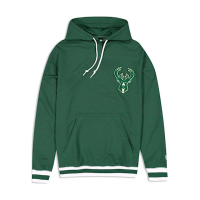 New Era Milwaukee Bucks Chest Logo Hoodie Green () 60296989