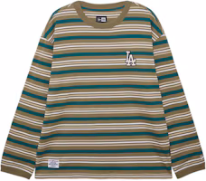 New Era MLB 1990s Skateboarding NY Yankees Retro Striped Long Sleeve Tee Green Unisex 14385121 New Era MLB 1990s Skateboarding NY Yankees Retro Striped Long Sleeve Tee Green Unisex 14385121