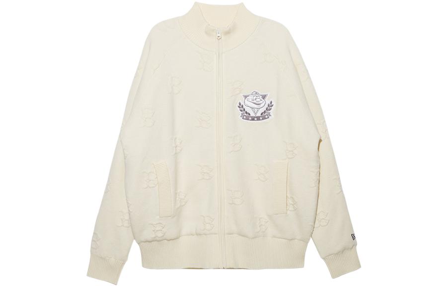 New Era MLB Boston Red Sox Full-Print Zip-Up Jacket Unisex - Ivory White 13488868