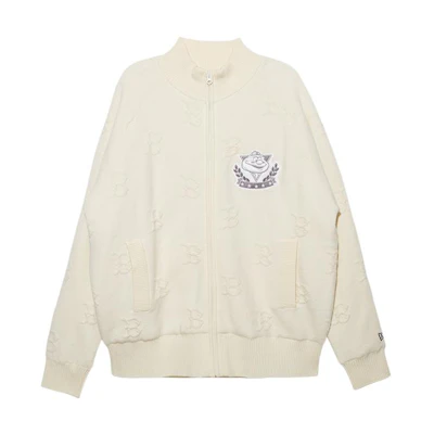 New Era MLB Boston Red Sox Full-Print Zip-Up Jacket Unisex - Ivory White 13488868