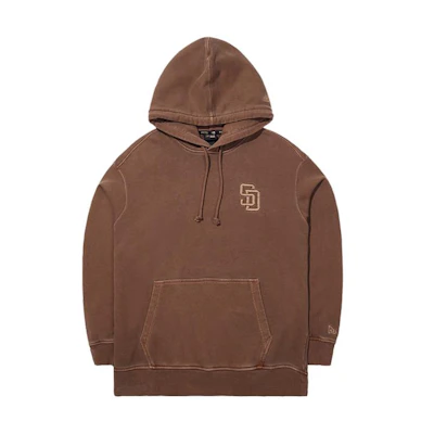 New Era MLB Brown Letter Logo Hoodie Unisex 13781101