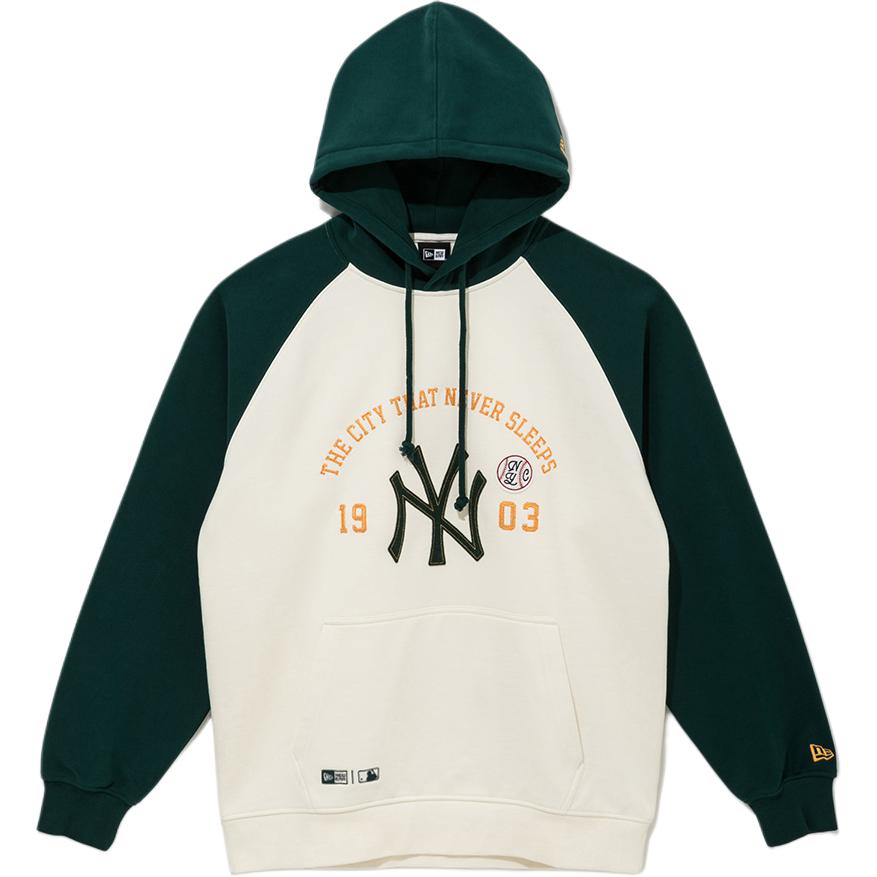 New Era MLB Colorblock Pullover Hoodie Green - Long Sleeve 14397928