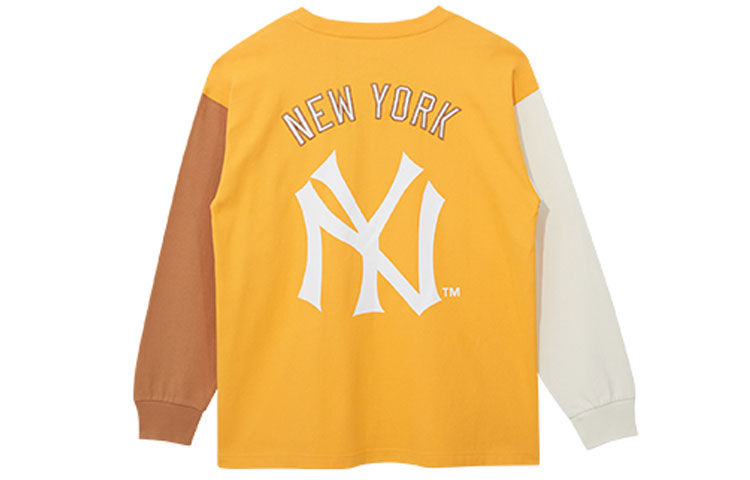 New Era MLB Cooperstown NY Graphic Pullover Sweatshirt Unisex Yellow 13038770
