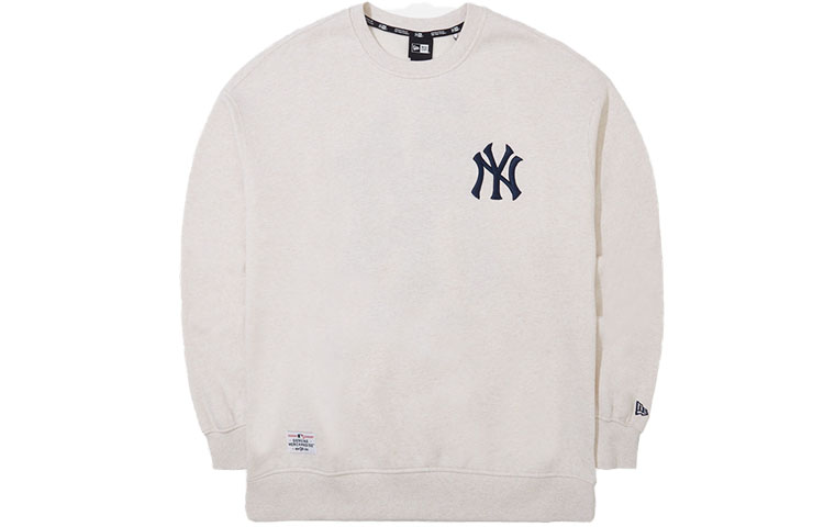 New Era MLB Crewneck Pullover Casual Unisex Sweatshirt Light Brown 13781153