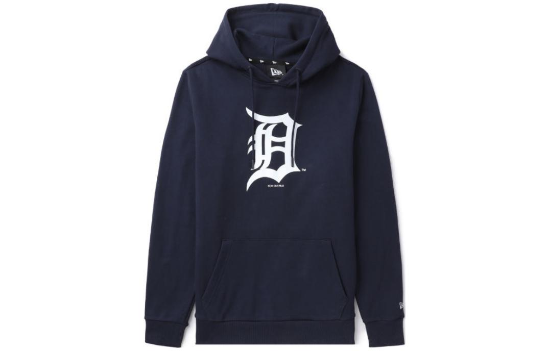 New Era MLB Detroit Tigers Classic Logo Pullover Hoodie Navy NERSW3527298LNYX00M