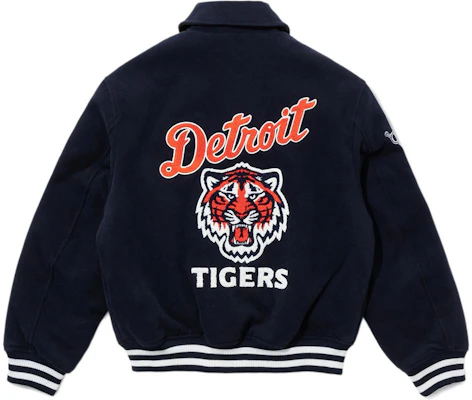 New Era MLB 底特律老虎字母標誌海軍藍長袖外套 中性款 13944734 Order New Era MLB 底特律老虎字母標誌海軍藍長袖外套 中性款 13944734